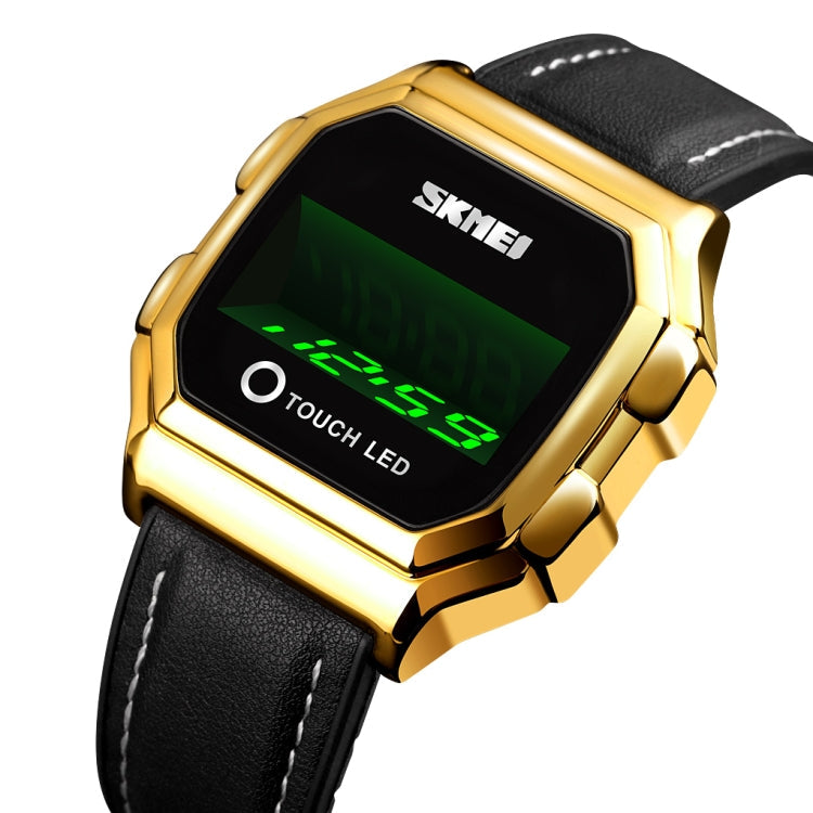skmei-1650-leather-strap-version-led-digital-display-electronic-watch-with-touch-luminous-buttongold