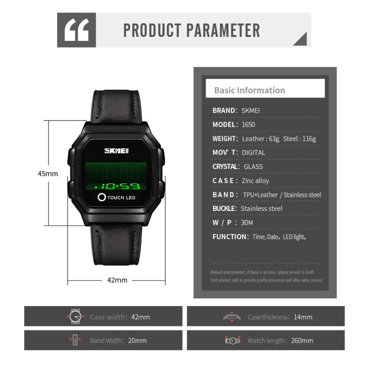 skmei-1650-steel-strap-version-led-digital-display-electronic-watch-with-touch-luminous-buttongold
