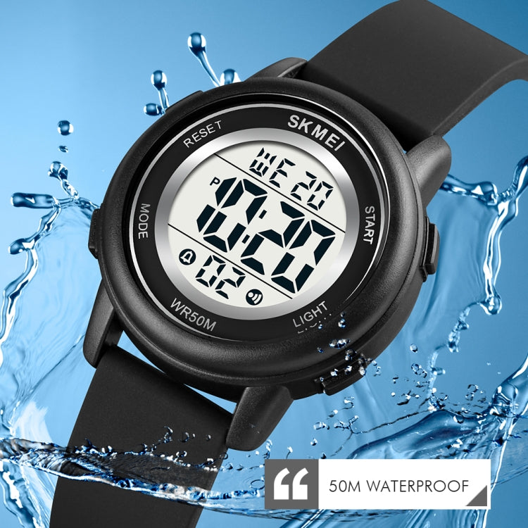 skmei-1721-triplicate-round-dial-led-digital-display-luminous-silicone-strap-electronic-watchrose-red