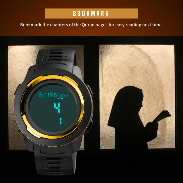 skmei-1729-qibla-calendar-timing-multifunctional-led-digital-display-luminous-electronic-watchgold-and-white