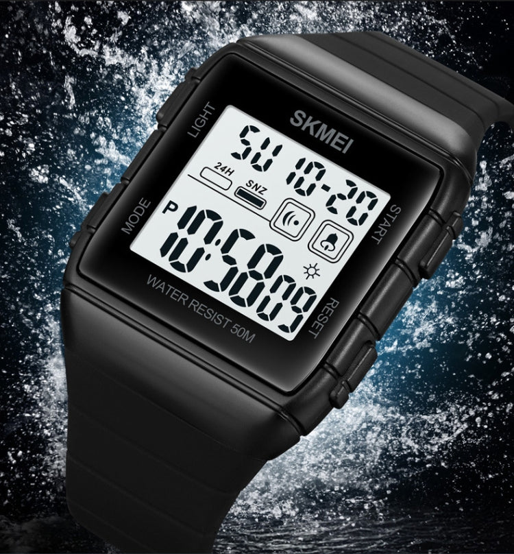 skmei-1960-stainless-steel-buckle-silicone-strap-waterproof-electronic-watchblue