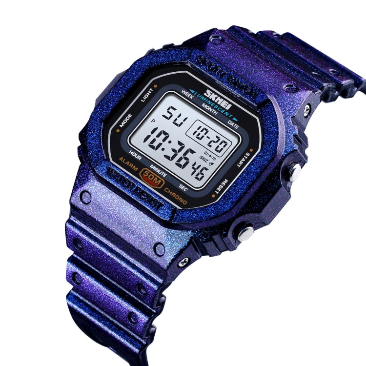 skmei-1608-multi-function-student-electronic-watch-waterproof-timing-silicone-sports-watchblue