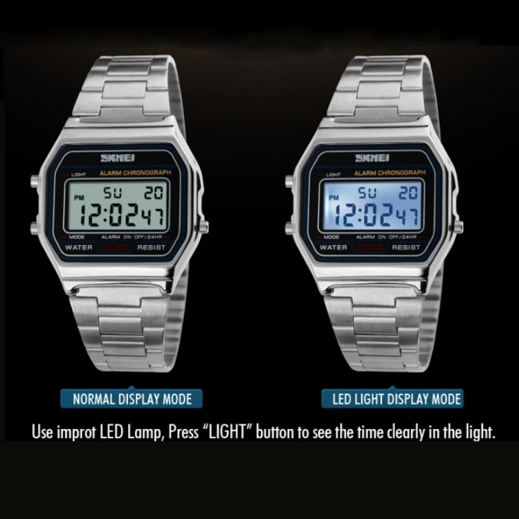 skmei-1123-men-business-lightweight-watch-waterproof-steel-band-electronic-watch