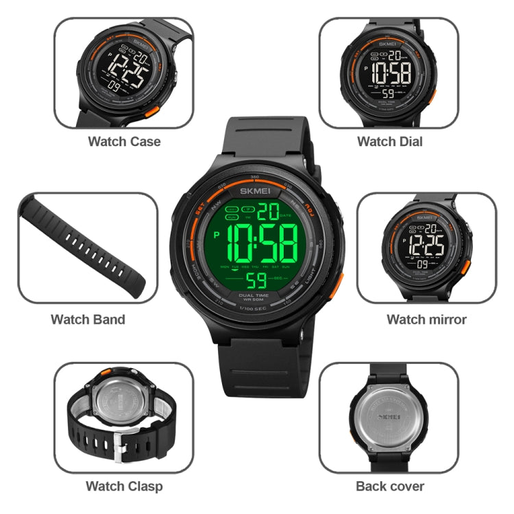 skmei-1841-outdoor-sports-students-waterproof-luminous-countdown-watchlight-grey
