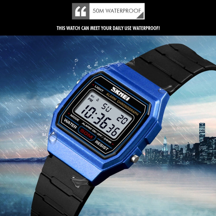 SKMEI 1460 Children Luminous Multifunctional Waterproof Thin Sports Watch(Black)