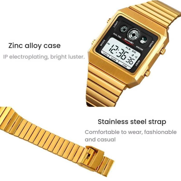 skmei-2450-men-business-multifunctional-watch-casual-waterproof-square-electronic-watchsilver
