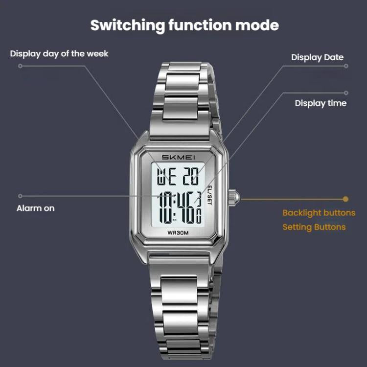 skmei-2493-small-women-electronic-watch-square-steel-strap-watch-style-silver-case-white