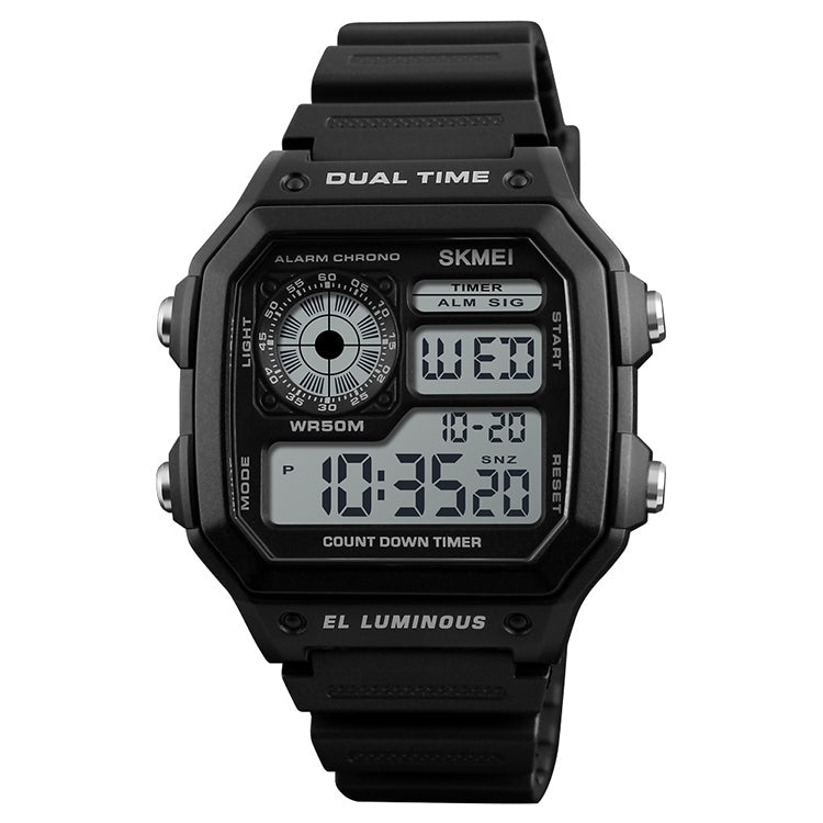 skmei-1299-multifunctional-outdoor-sports-noctilucent-waterproof-digital-display-wrist-watch-black
