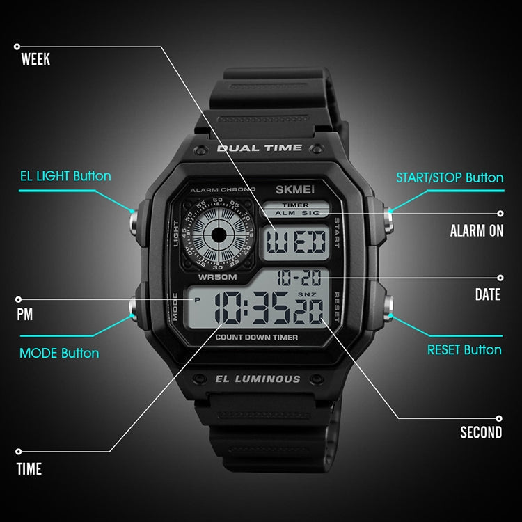 skmei-1299-multifunctional-outdoor-sports-noctilucent-waterproof-digital-display-wrist-watch-black