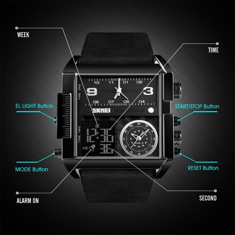 skmei-1391-multifunctional-men-business-digital-watch-30m-waterproof-square-dial-wrist-watch-with-leather-watchbandblack-brown