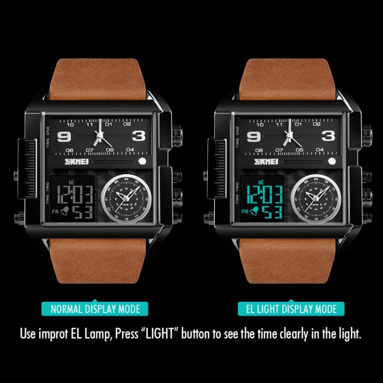 skmei-1391-multifunctional-men-business-digital-watch-30m-waterproof-square-dial-wrist-watch-with-leather-watchbandblack-brown